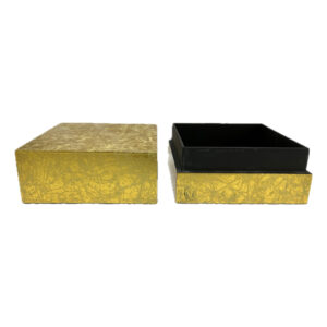 Bronze-yellow Rectangular Lacquer Box - Image 2