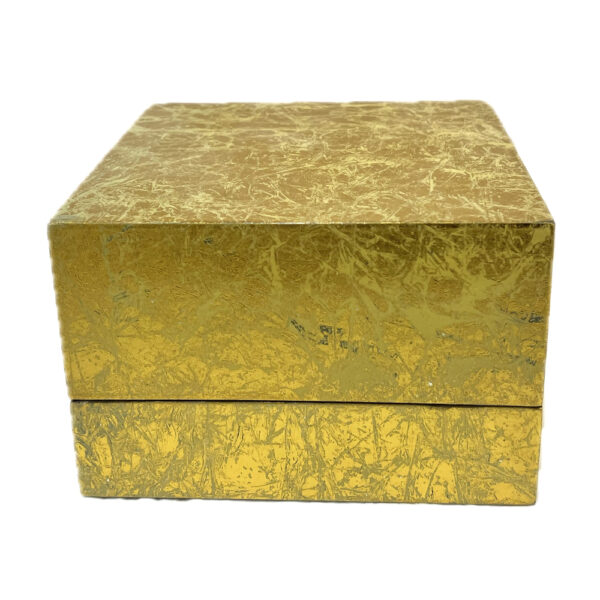 Bronze-yellow Rectangular Lacquer Box