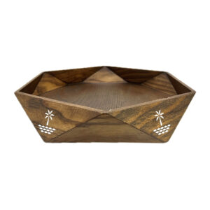 "Hexa Harmony" Wooden Tray - Image 2