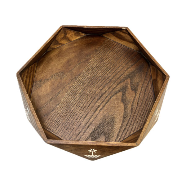 "Hexa Harmony" Wooden Tray